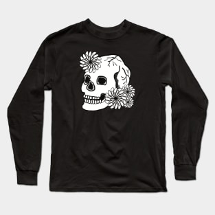 Skull & flowers Long Sleeve T-Shirt